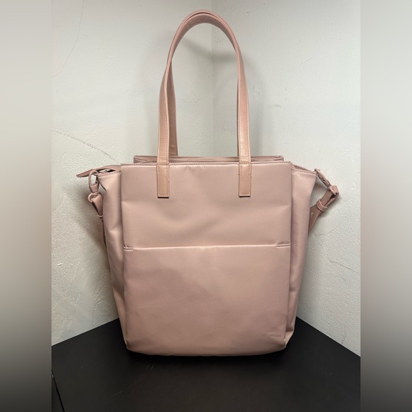 BEIS Commuter Tote Bag In Atlas Pink - Picture 2 of 16
